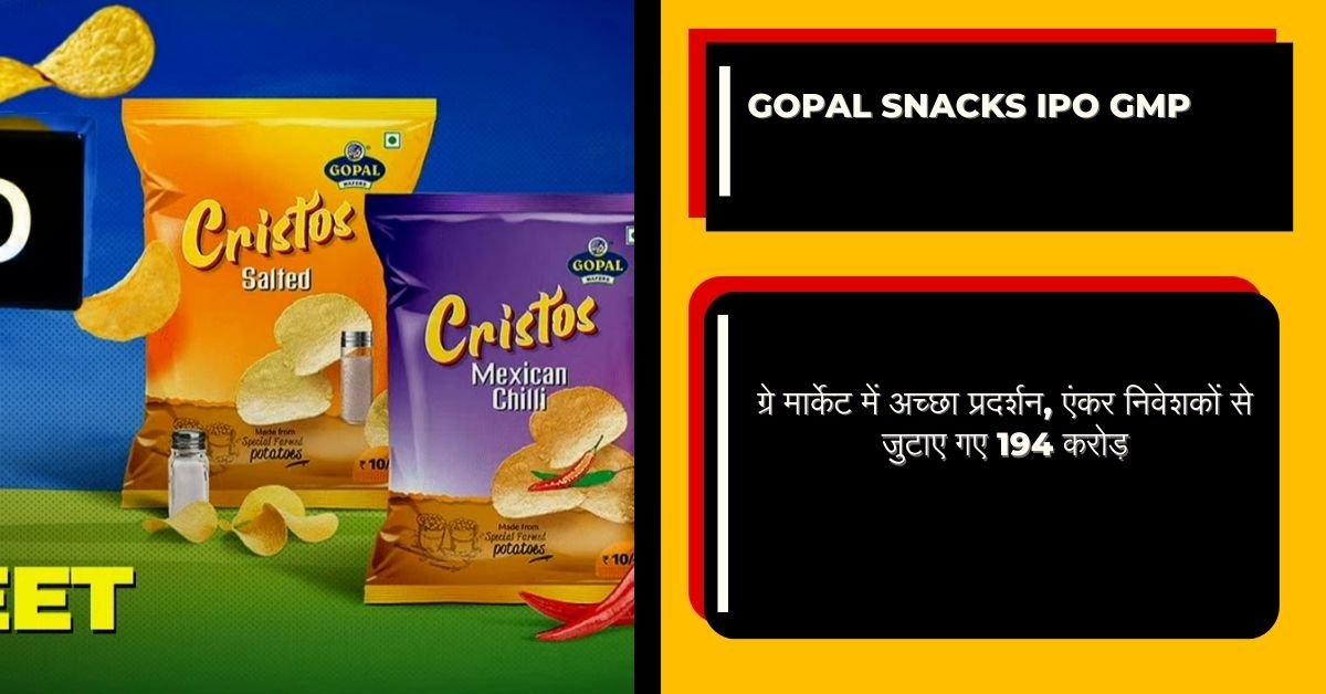 Gopal snacks IPO GMP